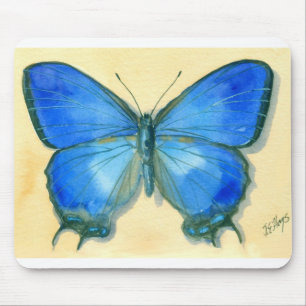 Borboleta azul Mousepad