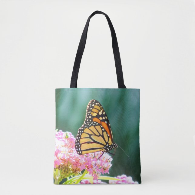 Borboleta Beleza Impressa Tote Bag (Frente)