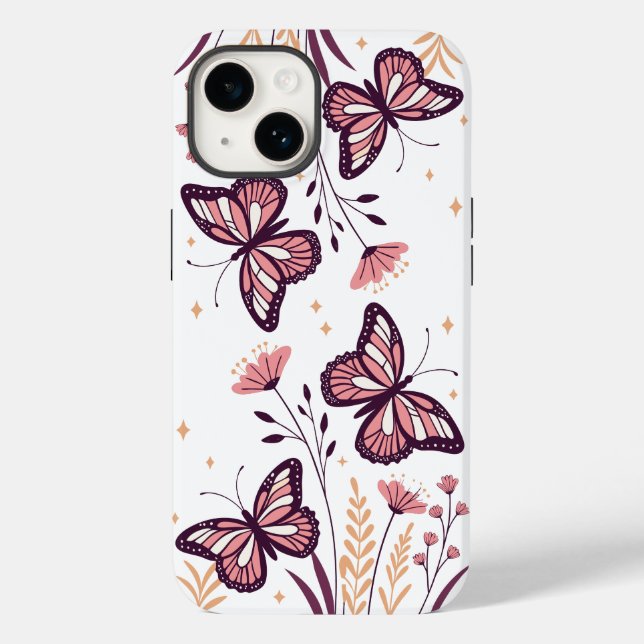 🌸 Borboleta Bloom Aestético - Holográfico Sonhoso (Verso)