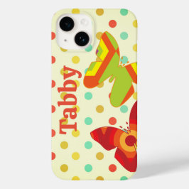 Borboleta-bolinhas de faixa do Retro Boho 70
