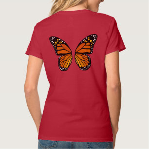 Borboleta Camisa Camisa Senhoras Bonitas Borboleta