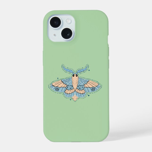Borboleta Celestial Caprichosa — Azul Suave e Pêss (Verso)