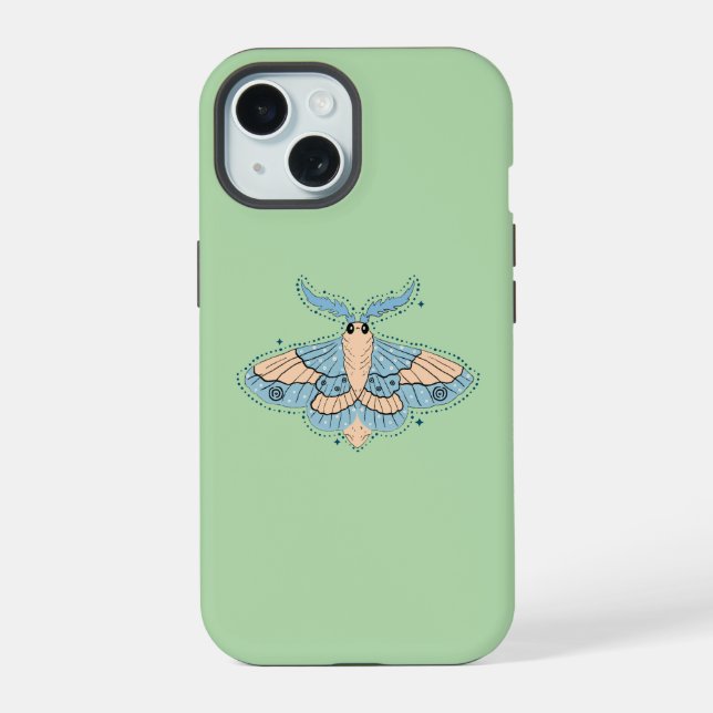 Borboleta Celestial Caprichosa — Azul Suave e Pêss (Verso)