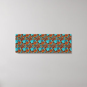 Borboleta Científica Espécime de Arte Canvas