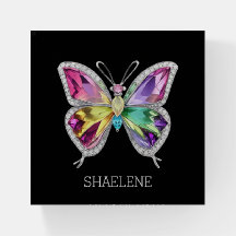 Borboleta Cristal Rainbow