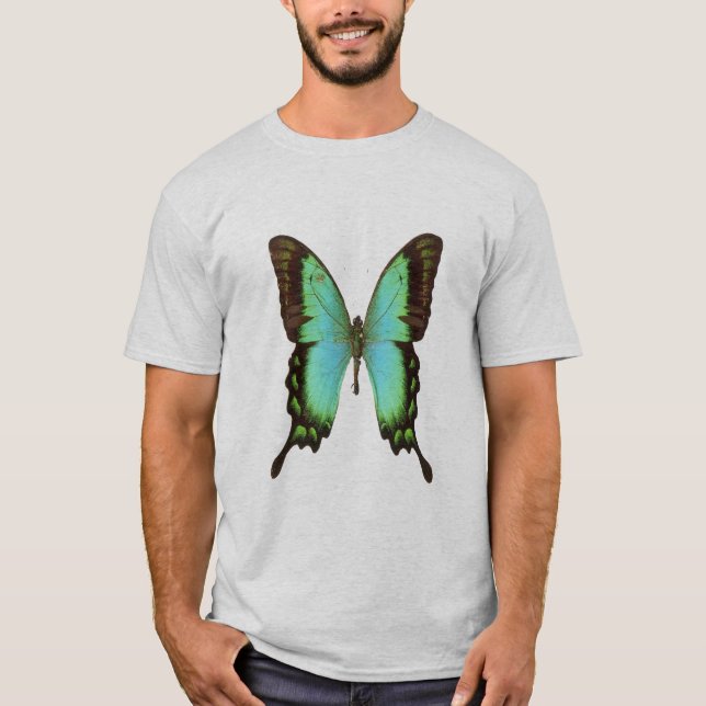 Borboleta da Esmeralda-swallowtail, t-shirt (Frente)