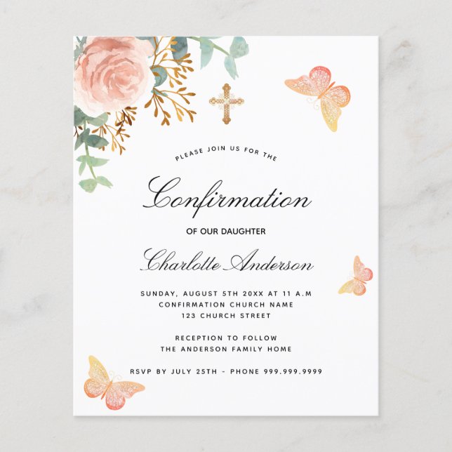 Borboleta de confirmação de orçamento eucalipto bl (Frente)