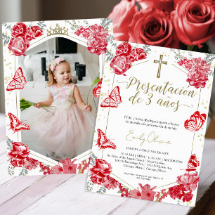 Borboleta de Convite Fotográfico Apresentación 3 a