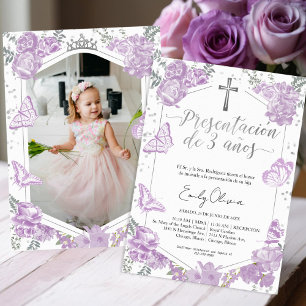 Borboleta de Convite Fotográfico Apresentación 3 a