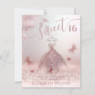 Borboleta-de-fantasia romana-Rosa-dourada