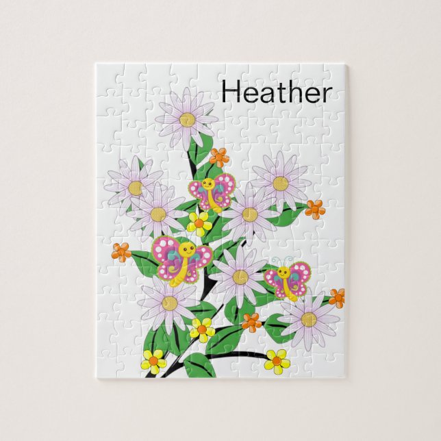 Borboleta de quebra-cabeça (Vertical)