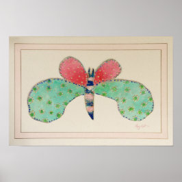 Borboleta Dotto com Impressão de Matelassê Francês