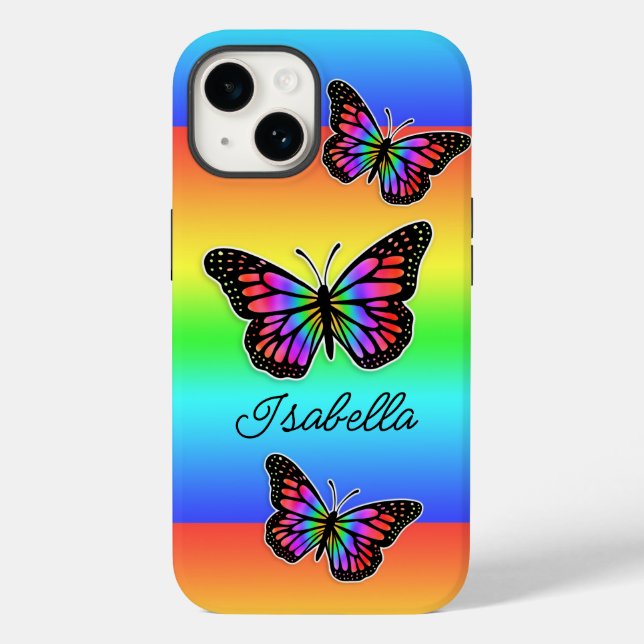 Borboleta e seu nome personalizado (Verso)