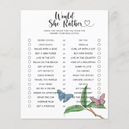 Borboleta / Ela Preferencialmente Jogo de Chá de f