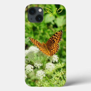Borboleta Em Flores Brancas