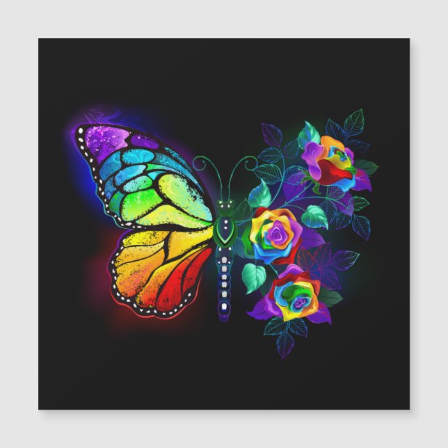 Borboleta-flor-arco-íris (Frente)