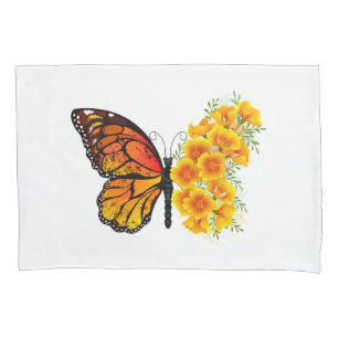 Borboleta Flor com Papagaio Amarelo da Califórnia