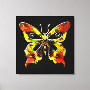 Borboleta Fractal Art 1 Canvas