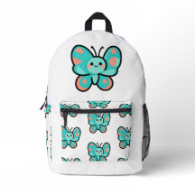 Borboleta Kawaii de Volta às Aulas Arte Fofa