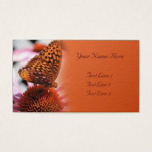 Borboleta Laranja Na Natureza Da Flor