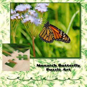 Borboleta Monarca bonito Fechar Quebra-cabeça de A