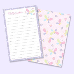 Borboleta Pastel Kids Lindos - Papel de carta