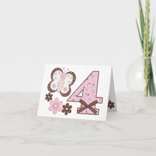 Borboleta rosa 4º Convite de Preenchimento de Aniv