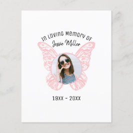 Borboleta Rosa | Convite para Memória de Fotografi