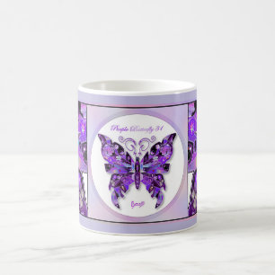 Borboleta Roxa 31 Caneca