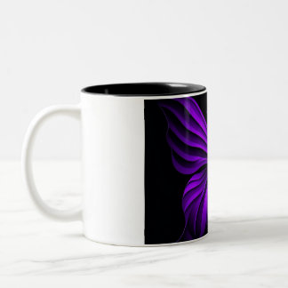 Borboleta Roxa - Caneca De Dois Tom
