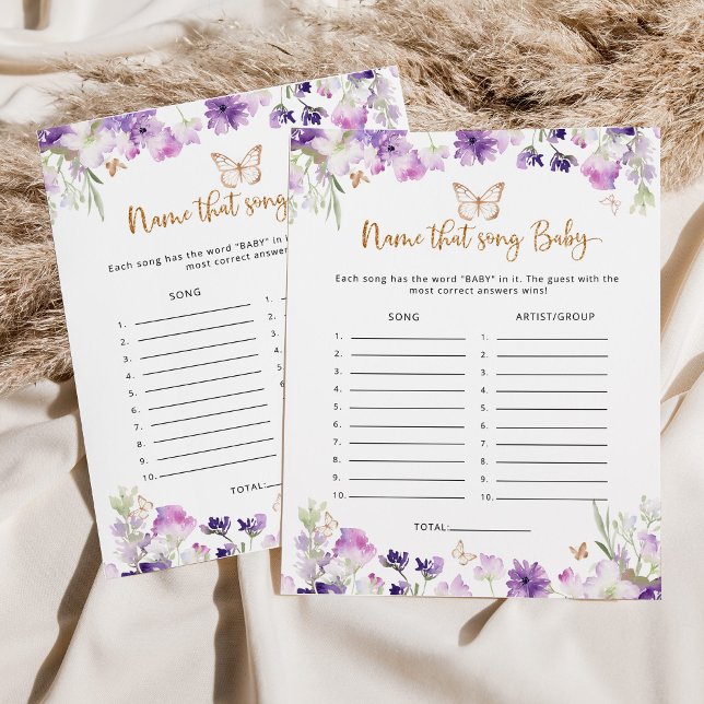 Borboleta roxa Nome aquela música Jogo do bebê (Criador carregado)