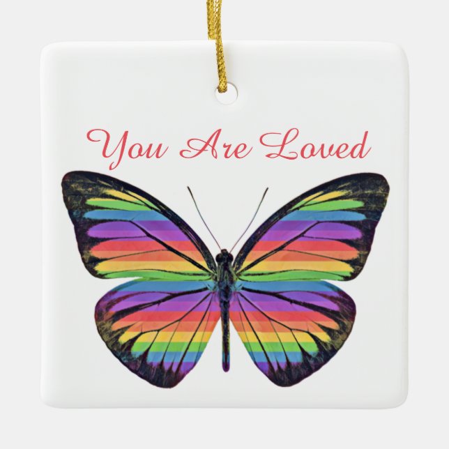 Borboleta Seu Ornamento Adorado (Frente)
