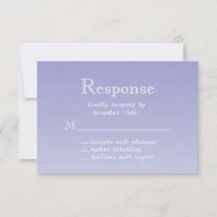 Borboleta violeta RSVP