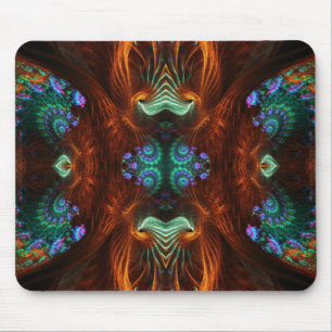 Borboleta visionário Mousepad do Fractal