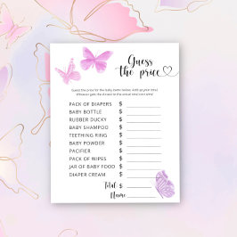 Borboletas - Adivinha o preço! Jogo