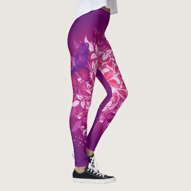 Borboletas Art 17 Leggings (Direita)