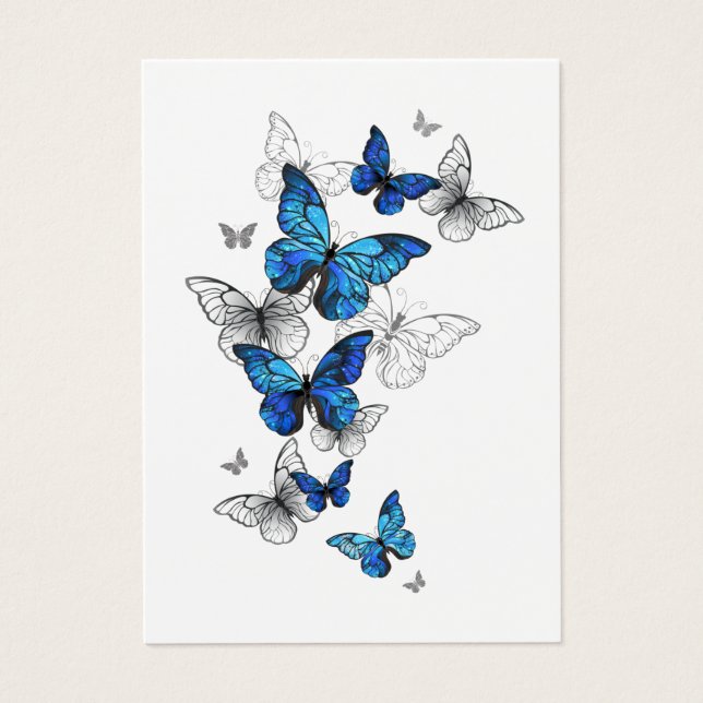 Borboletas Azuis Morpho (Frente)