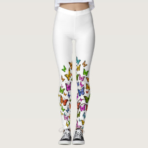 Borboletas Coloridas Leggings