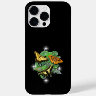 Borboletas com Folhas de Chuva Estrelas