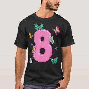 Borboletas de camisa de 8 anos de idade