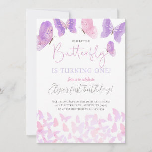 Borboletas de Convite de aniversário borboleta