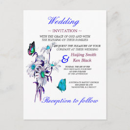 Borboletas De Convite Para Casamento E Uma Daisie 