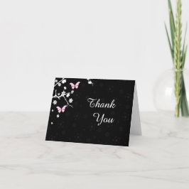 Borboletas Elegantes de Agradecimento de Casamento