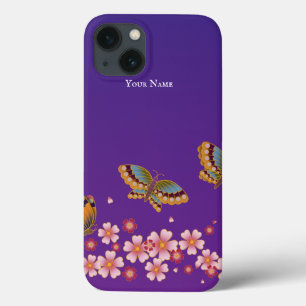Borboletas japonesas Sakura Blossoms Personalizado