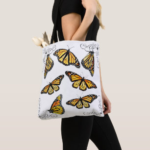 Borboletas Monarcas de Tote Bag