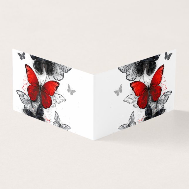 Borboletas Negras e Vermelhas (Exterior)