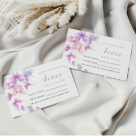 Borboletas Quantos cartões de Chá de Kisses