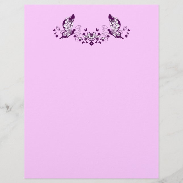 Borboletas roxas (Frente)