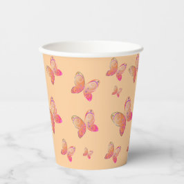 borboletas voadoras copos de papel natural