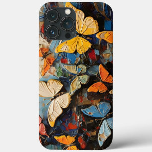 Borboletas Voam Entre Pintura Natural Vibrada